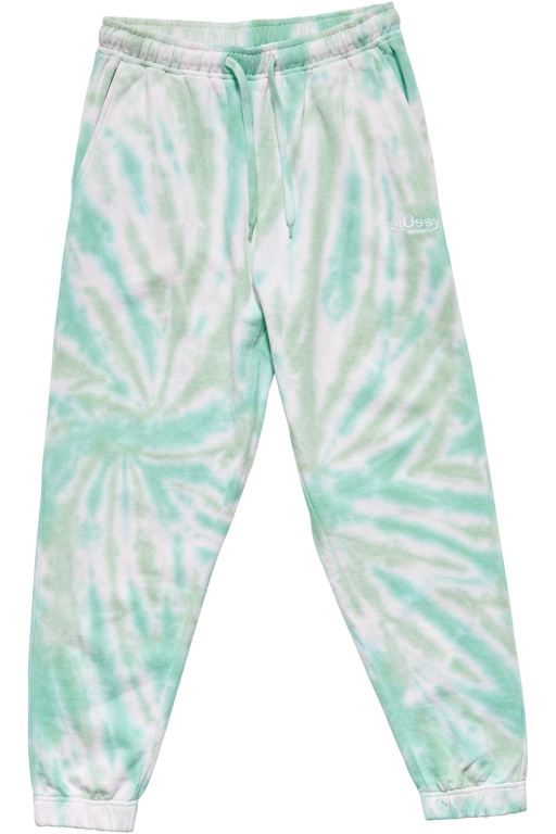 Stussy Womens Warped Tie Dye Track Pants Green - GQLZX7102